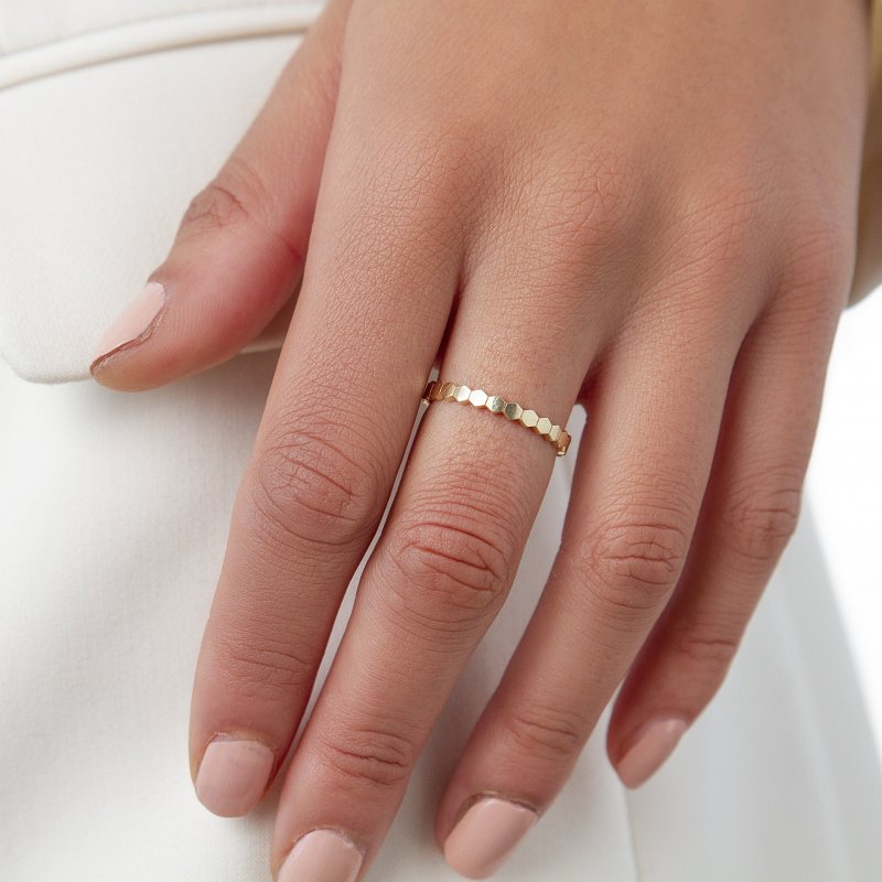 Honey Solid Color-Golden Ring